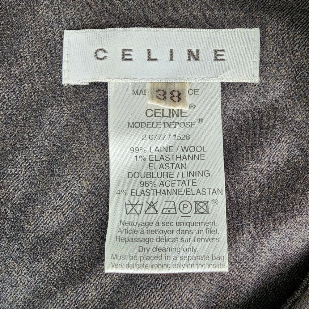 Celine sleeveless wool